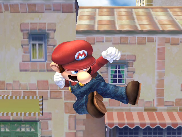 Archivo:Ataque aéreo normal Mario SSBB.jpg