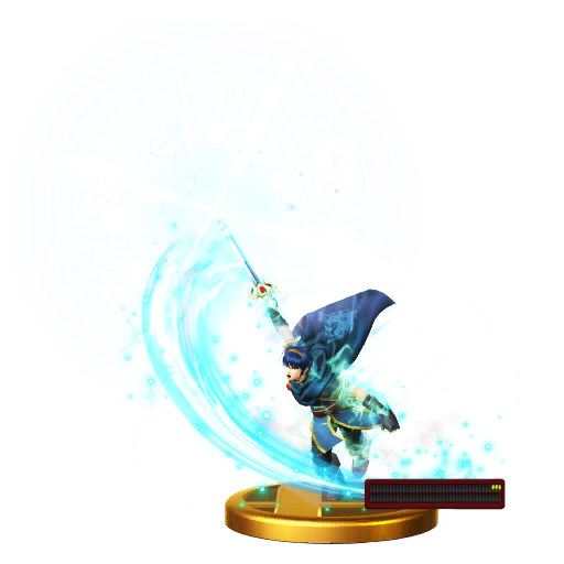 Archivo:Trofeo de Golpe crítico (Marth) SSB4 (Wii U).png