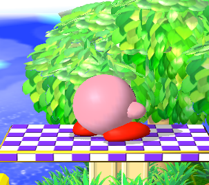 Archivo:Pose de espera de Kirby (1) SSBM.png