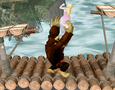 Archivo:Lanzamiento hacia arriba de Donkey Kong (4) SSBM.png