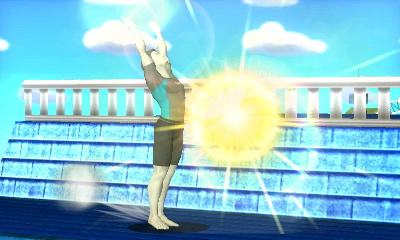 Archivo:Entrenador de Wii Fit usando Saludo al sol SSB4 (3DS).JPG