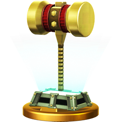 Archivo:Trofeo de Martillo dorado SSB4 (Wii U).png