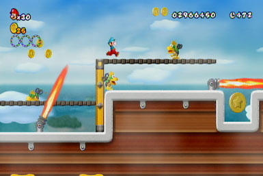 Archivo:Mario y varios Mechakoopas en New Super Mario Bros. Wii.PNG