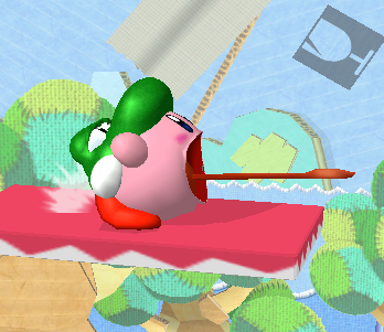 Archivo:Copia Yoshi de Kirby (2) SSBM.png
