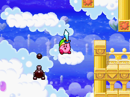 Archivo:Shotzo disparando a Kirby en Kirby Super Star Ultra.png
