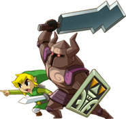 Archivo:Zelda controlando un espectro junto a Link en The Legend of Zelda Spirit Tracks.png