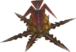 Archivo:Captura del modelo 3D de Larva Peahat en TLoZ Ocarina of Time.png
