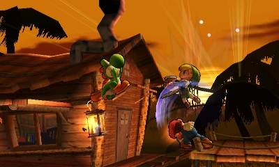 Archivo:Yoshi, Toon Link y Mario en la Jungla Jocosa SSB4 (3DS).jpg