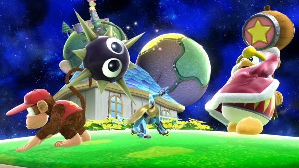 Archivo:Rey DeDeDe lanzando un Gordo en la Galaxia Mario SSB4 (Wii U).jpg