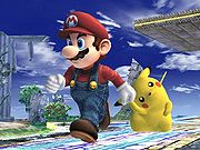 Archivo:Mario caminando en Super Smash Bros. Brawl.jpg