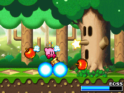 Archivo:Kirby atacando a Whispy Woods en Kirby Super Star Ultra.jpg