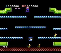 Archivo:Mario sobre una plataforma en Mario Bros.(Arcade).jpg