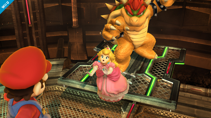 Archivo:Mario, Peach y Bowser en la Central Geotérmica SSB4 (Wii U).jpg