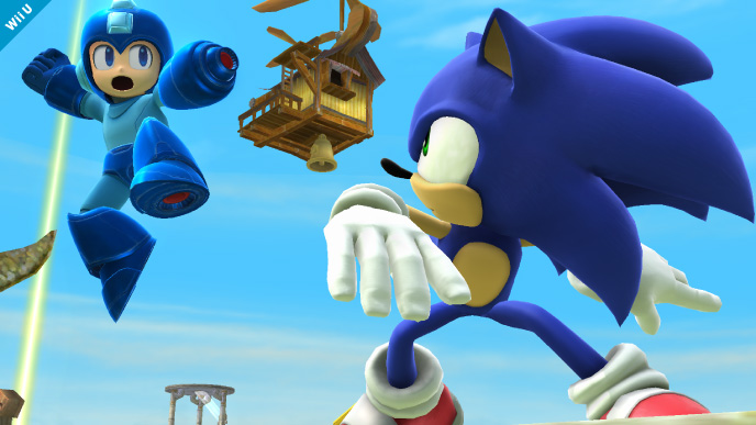 Archivo:Sonic y Mega Man en Altárea SSB4 (Wii U).jpg