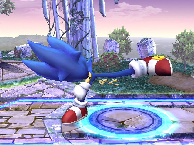 Archivo:Ataque normal Sonic SSBB (3).jpg