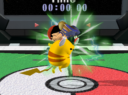 Archivo:Lanzamiento hacia arriba de Pikachu (2) SSBM.png
