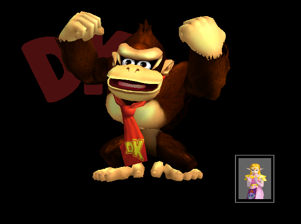 Archivo:Pose de victoria Donkey Kong B SSBM.png