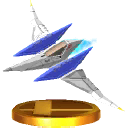 Archivo:Trofeo de Arwing SSB4 (3DS).png