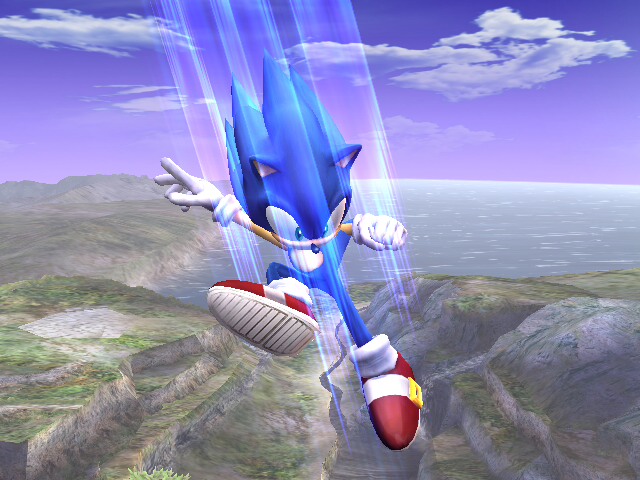 Archivo:Ataque aéreo inferior Sonic SSBB.jpg