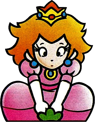 Archivo:Art de Peach junto a la hierba en Super Mario Bros. 2.png
