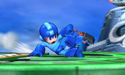 Archivo:Ataque fuerte inferior de Mega Man SSB4 (3DS).jpeg