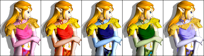 Archivo:Paleta de colores Zelda SSBM.png