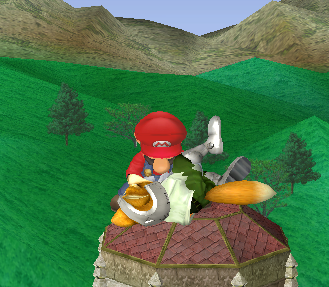 Archivo:Lanzamiento hacia arriba de Mario (1) SSBM.png