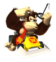 Pegatina de Donkey Kong en Mario Kart DS SSBB.png