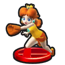 Archivo:Trofeo de Daisy (receptora) en Mundo Smash SSB4 (Wii U).png
