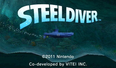 Archivo:Pantalla de titulo de Steel Diver.jpg