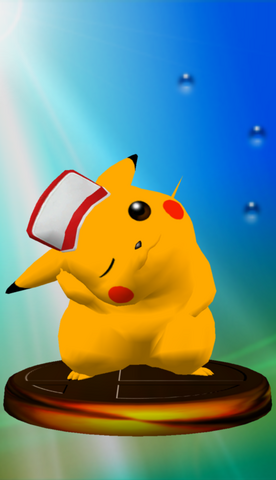 Archivo:Trofeo de Pikachu (Smash 2) SSBM.png