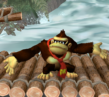 Archivo:Ataque Smash hacia arriba de Donkey Kong (1) SSBM.png