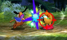 Archivo:Dúo Duck Hunt usando su ataque Smash lateral en SSB4 (3DS).jpg