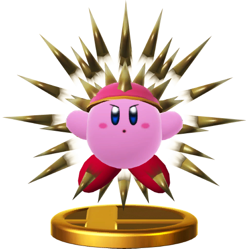 Archivo:Trofeo de Kirby Erizo SSB4 (Wii U).png