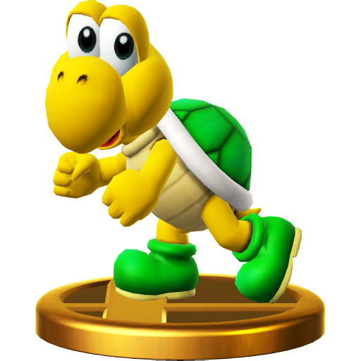 Archivo:Trofeo de Koopa verde SSB4 (Wii U).png