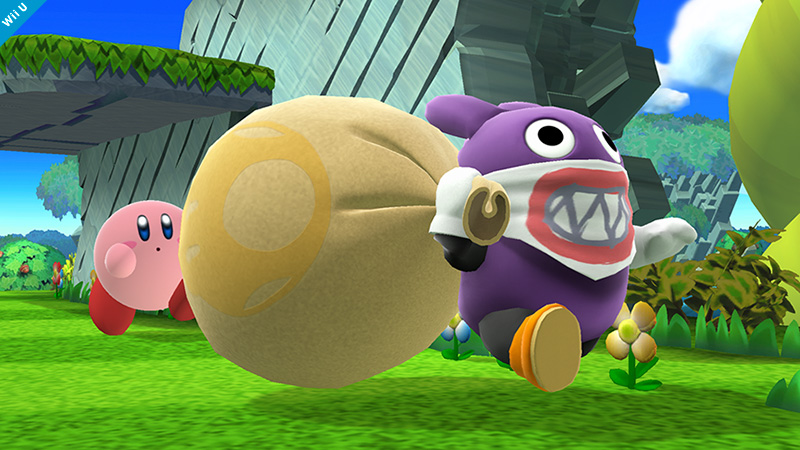 Archivo:Kirby junto a Caco Gazapo SSB4 (Wii U).jpg