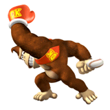 Pegatina de Donkey Kong en Mario Superstar Baseball SSBB.png