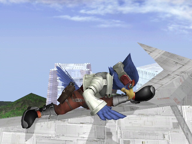 Archivo:Ataque Smash Inferior Falco SSBB (2).jpg