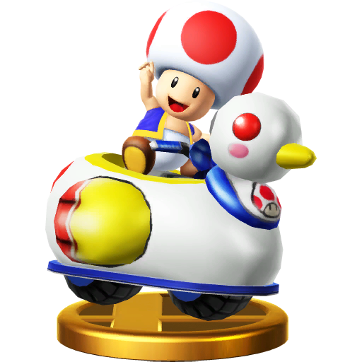 Archivo:Trofeo de Toad (Pato raudo) SSB4 (Wii U).png
