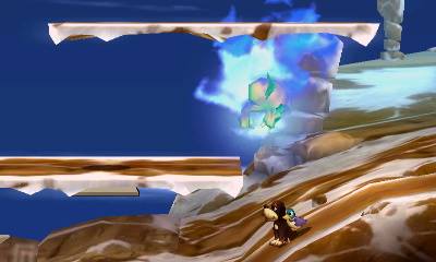 Archivo:Bubble de hielo atacando a Duck Hunt en Smashventura SSB4 (3DS).jpg