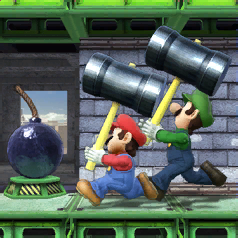 Evento cooperativo Hermanos demoledores SSB4 (Wii U).png