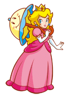Pegatina Peach (Super Princess Peach) SSBB.png