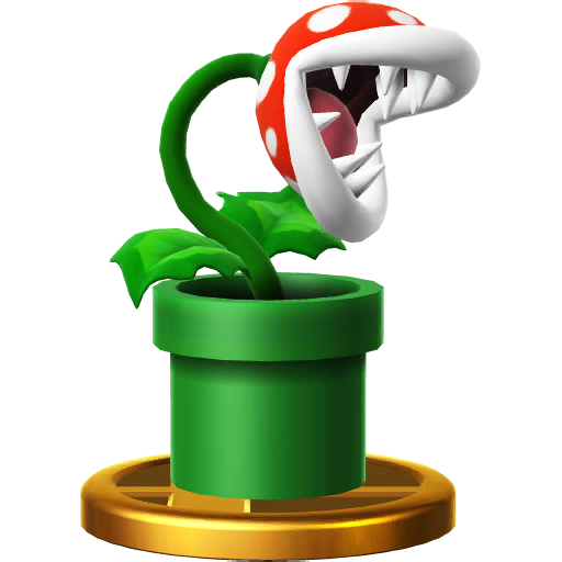 Archivo:Trofeo de Planta piraña SSB4 (Wii U).png