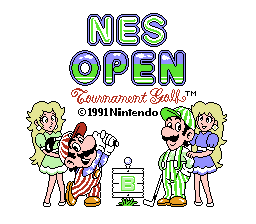 Archivo:Pantalla de título de NES Open Tournament Golf.png