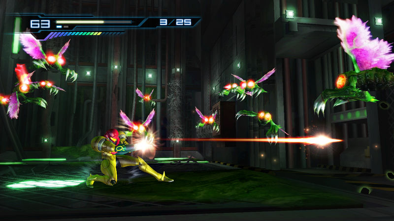 Archivo:Samus atacando a varios Reos en Metroid Other M.jpg