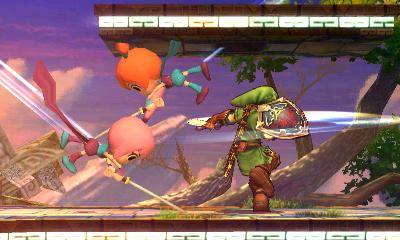 Archivo:Link junto a Kat y Ana en el Campo de Batalla SSB4 (3DS).jpg