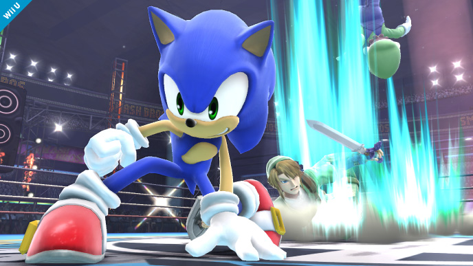 Archivo:Sonic Link y Luigi en el Ring de boxeo SSB4 (Wii U).jpg