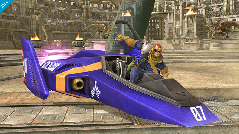 Archivo:Captain Falcon en el Coliseo SSB4 (Wii U).jpg