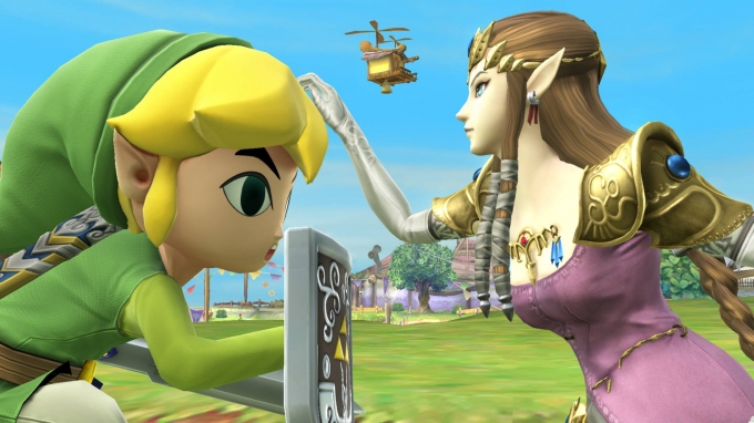 Archivo:Zelda y Toon Link en Altárea SSB4 (Wii U).jpg