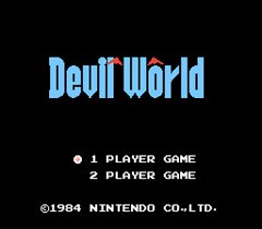 Archivo:Pantalla de titulo de Devil World.png